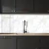 Minimalistisch - Wit - Grijze aders keuken achterwand 2 middel 871 -sfeer1