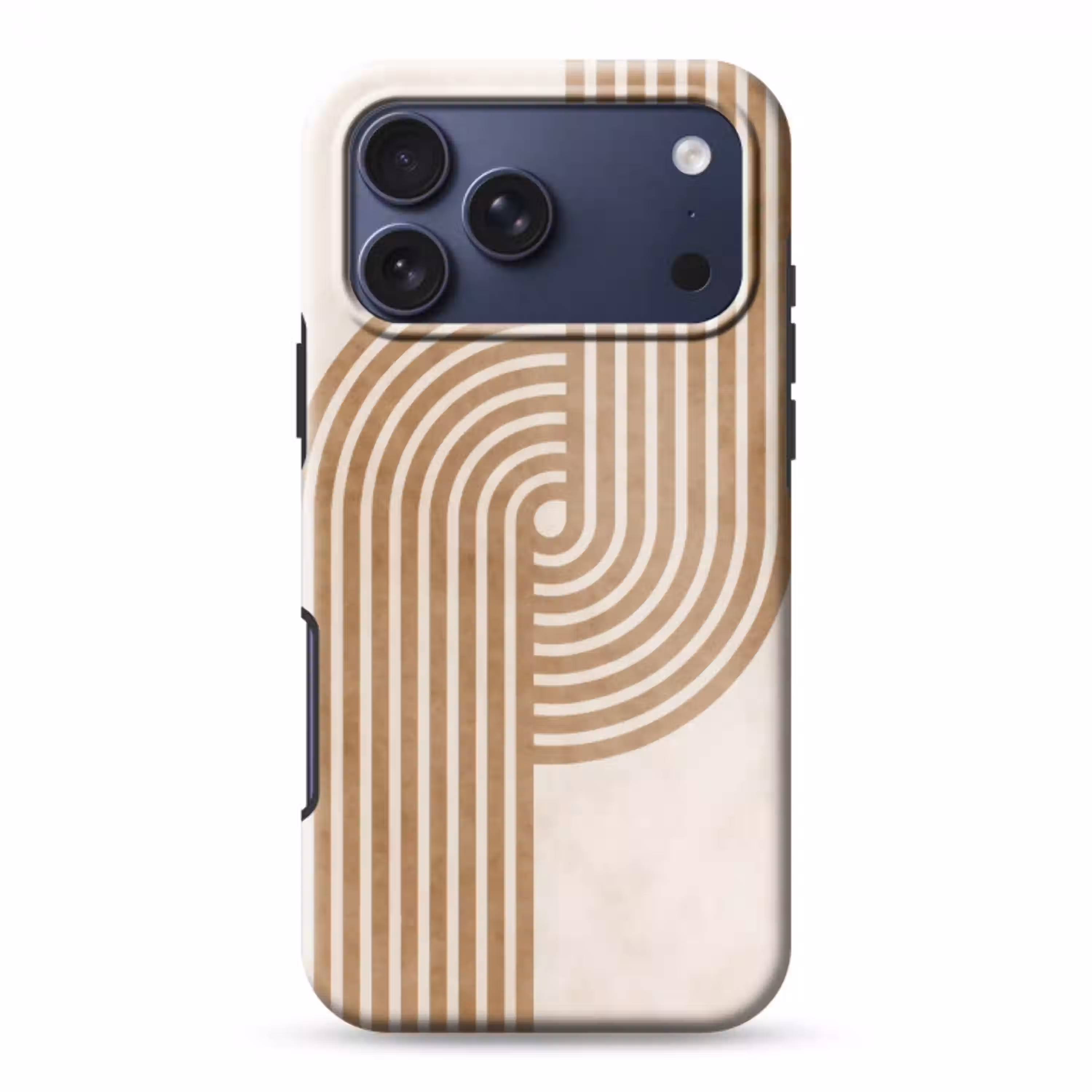 Symmetrische bocht - Koperkleurig Toughcase MagSafe Apple iPhone 17 Pro Max klein -3d