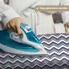 Oceaan - Golven - Blauw - Wit Wandkleed katoen klein 269 -sfeer9