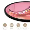 Peper - Disco - Rood - Glitter Fotolijst rond zonder passe partout klein -closeup_NL