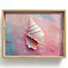 Schelp - Pastel - Pink Dienblad Rechthoek middel -z3d_shopping