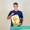 Dino - Voetbal - Oranje Rugzak - Zwart middel -sfeer7_NL