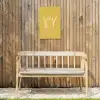 Carpe Diem met Bloemen Tuinposter op houten frame 2 cm dik klein -sfeer4