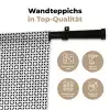 Zwart - Wit - Geometrie - Patronen - Abstract Wandkleed katoen klein 269 -tsfeer2_DE