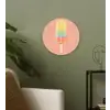 Waterijsje - Pasteltinten - Minimalistisch Wandcirkel kunststof plaat 5mm dik klein -sfeer3