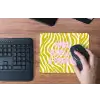 Zebraprint - Priority - Roze muismat rubber klein -toetsenbord