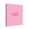 Toedeloe - Roze - Minimalistisch aluminium wit klein -3d