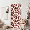 Abstract - Bladeren - Burgundy deurposter klein 289 -sfeer6