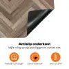 Patronen - Hout - Bruin Inductie beschermer vinyl 3mm klein 276 -zzzzzzz-td-onderkant