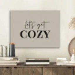 Beige - Winter - Quote - Cozy PET vilt klein -sfeer1