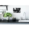 Paard - Sport - Zwart - Wit Muursticker klein -keuken