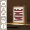 Wine - Red - Decoratie - Japandi Light Box met kabel (Wandlamp) klein -USP_websiteoverzichtNL