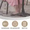 Ochtendjas - Krulspelden - Roze Akoestische PET Vilt - Rond klein -closeup_NL