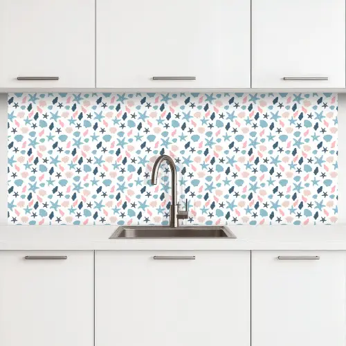 Klein - Oceaan - Rif - Multi keuken achterwand 2 middel 871 -3d