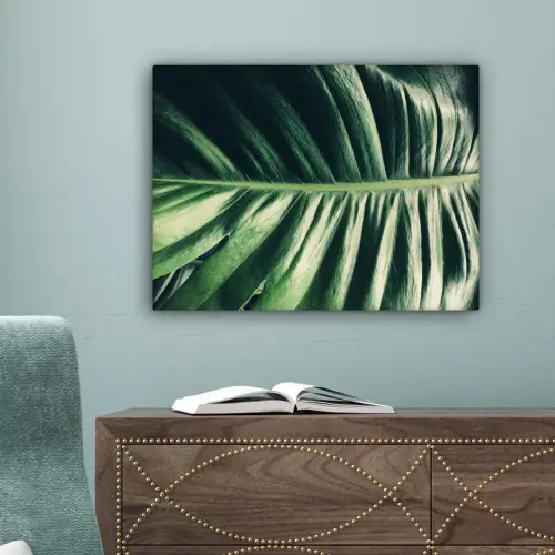 Tropisch - Inductie mat - Natuur - Inductie beschermer - Jungle canvas 2cm klein -sfeer4