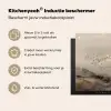 Berglandschap - Mist  - Penseelstreken Inductie beschermer vinyl 3mm middel -zzzzzzusp-haakje_NL