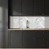Grijs - Wit - Marmer keuken achterwand 2 middel 871 -sfeer1