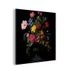 Bloemen - Vrolijk - Vaas aluminium wit klein -3d
