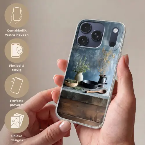 Pan - Kruiden - Schilderachtig Telefoonhoesje iPhone 17 Pro klein -sfeer3_NL