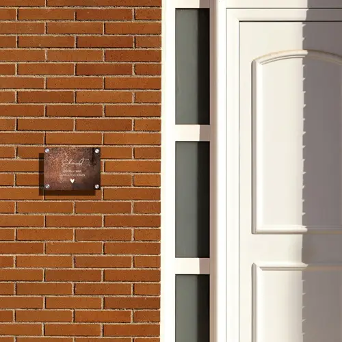 Verweerd metaal - Sierlijk Naambord Rechthoek middel -sfeer3-rechthoek-S