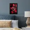Granaatappel - Rood - Fruit fotolijst zwart zonder passe partout klein -sfeer3