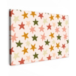 Sterren - Patroon - Kleurrijk canvas 2cm klein 34 -z3d