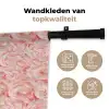 Vloeiend - Olieverf - Roze Wandkleed katoen klein 269 -sfeer2