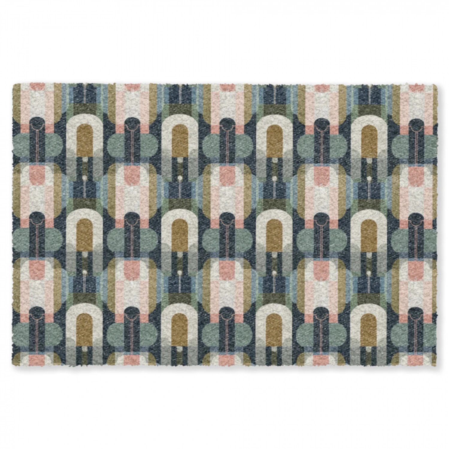 Geografisch - Modern - Kleurrijk Vloerkleed Rechthoek klein 1091 -3d