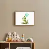 Draak - Baby dier - Blauwe ballon Light Box met batterij (Wandlamp kind) middel -sfeer2_kind