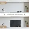 Grijs - Cement - Beton - Industrieel - Structuur keuken achterwand spatscherm klein -voor_na_NL