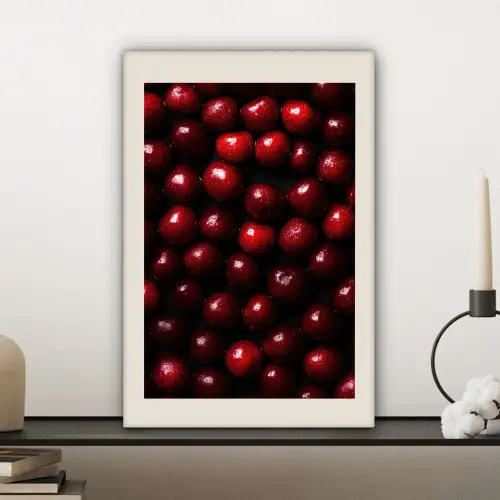 Kersen - Rood canvas 2cm klein -sfeer6