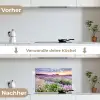 Bloemen - Lavendel - Paars - Lucht - Zonsondergang - Weide - Natuur keuken achterwand spatscherm klein -voor_na_DE