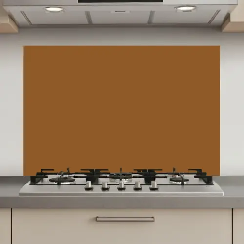 Bruin - Aardetint - Effen kleur keuken achterwand spatscherm klein 900 -3d_website