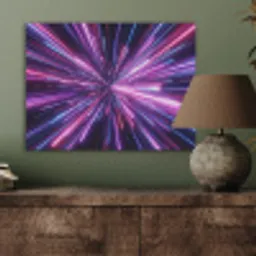 Lichtsnelheid - Ruimte - Roze - Paars PET vilt klein -sfeer2