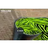 Groen - Zwart - Zebra Placemat vinyl groot 368 -closeup