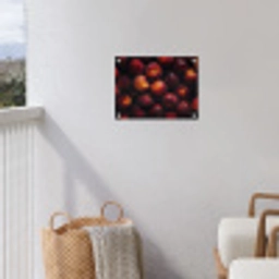 Fruit - Close up - Nectarines tuinposter los doek klein -sfeer8
