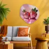 Disco - Fruit - Glitter - Strawberry Wandcirkel Organisch Aluminium middel -sfeer4