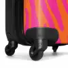 Abstract - Paarse golven NBS - Handbagage koffer - Kinderen Unisex middel -wiel