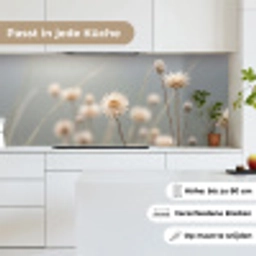 Strobloemen - Wit - Daglicht keuken achterwand 2 middel -sfeer4_DE