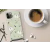 Vlinders - Insecten - Groen - Kleurrijk Hoesje iPhone 12 Pro met koord klein -oordop