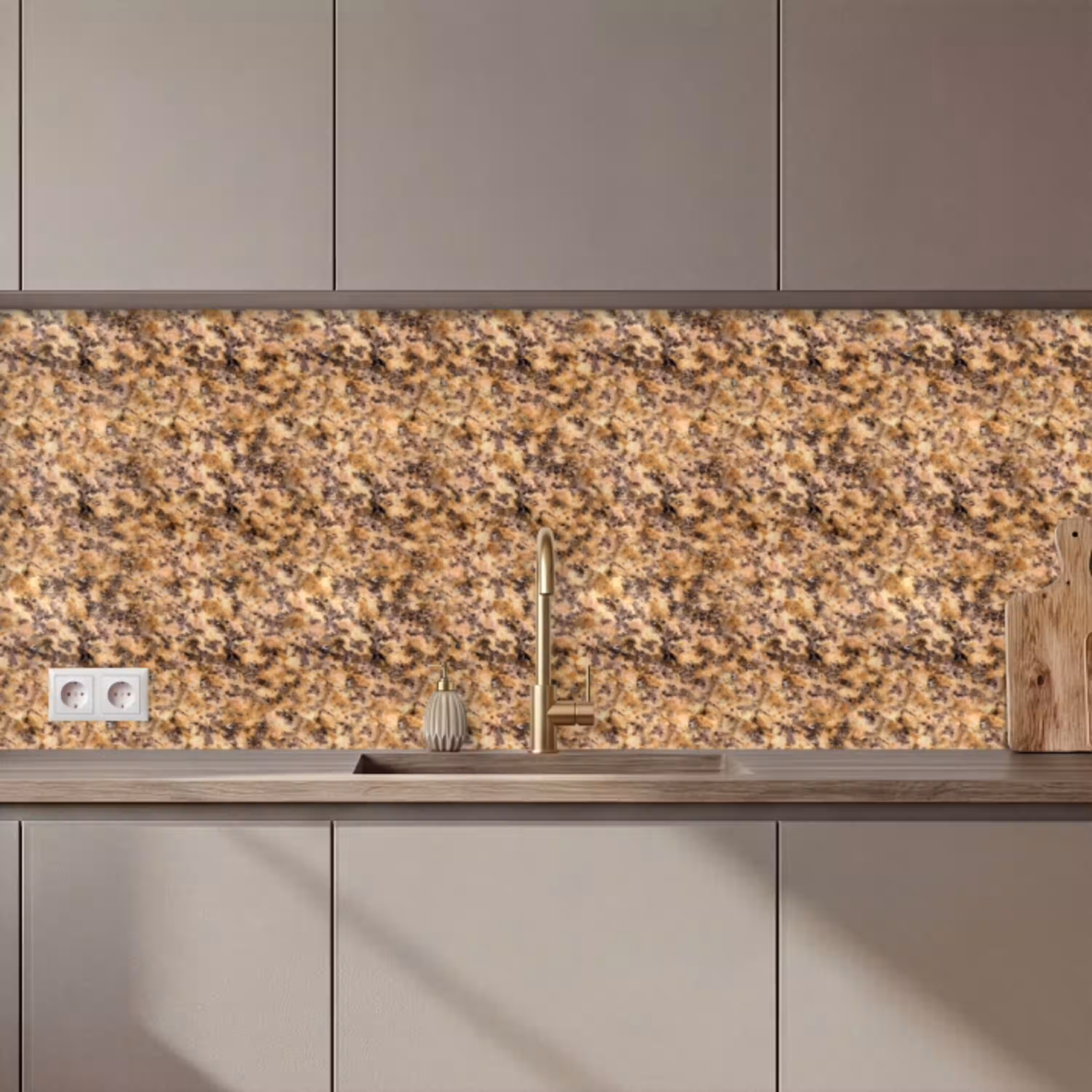 Bruin - Roze - Graniet keuken achterwand 2 middel 871 zz_3dshopping