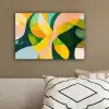 Abstract - Geel - Roze - Groen canvas 2cm klein -sfeer3