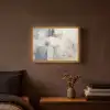 Aquarel - Abstract - Kunst Light Box met batterij (Wandlamp) middel -sfeer4