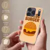 Cheeseburger - Minimalistisch - Geel Telefoonhoesje iPhone 17 Pro klein -sfeer3_NL