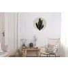 Cactus - Subtiel - Groen Wandcirkel aluminium klein -woonkamer