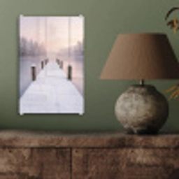 Steiger - Meer - Mist - Winter - Serene plexiglas 5mm klein -sfeer3