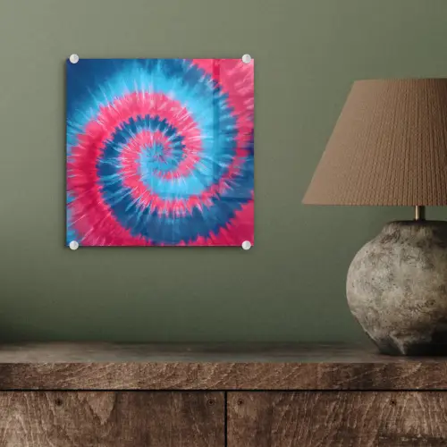 Spiraal - Roze - Draaiend plexiglas 5mm klein -sfeer3