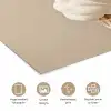 IJs - Softijs - Romig - Hoorntje - Beige poster papier klein -closeup_NL
