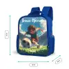 Stadion - Voetbal - Jongen Kinderrugzak - Blauw middel -productfoto_formaten