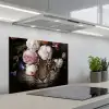 Bloemen - Jan Davidsz de Heem - Tijger - Schilderij - Stilleven - Oude meesters keuken achterwand spatscherm middel -3d_schuin
